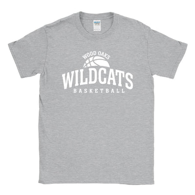 Basketball ~ Cotton T-Shirt ~ Wood Oaks Athletics