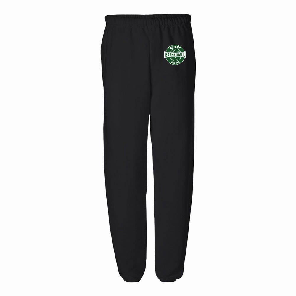 BASKETBALL SWEATPANTS ~ WOOD OAKS ATHLETICS ~ youth and adult ~ classic fit