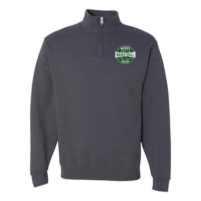 Basketball  ~ Quarter Zip Sweatshirt ~ Wood Oaks Athletics