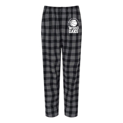 Basketball Flannel Pants ~ Wood Oaks Athletics