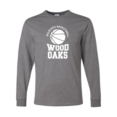 Basketball ~ Long Sleeve Dripower T-Shirt ~ Wood Oaks Athletics