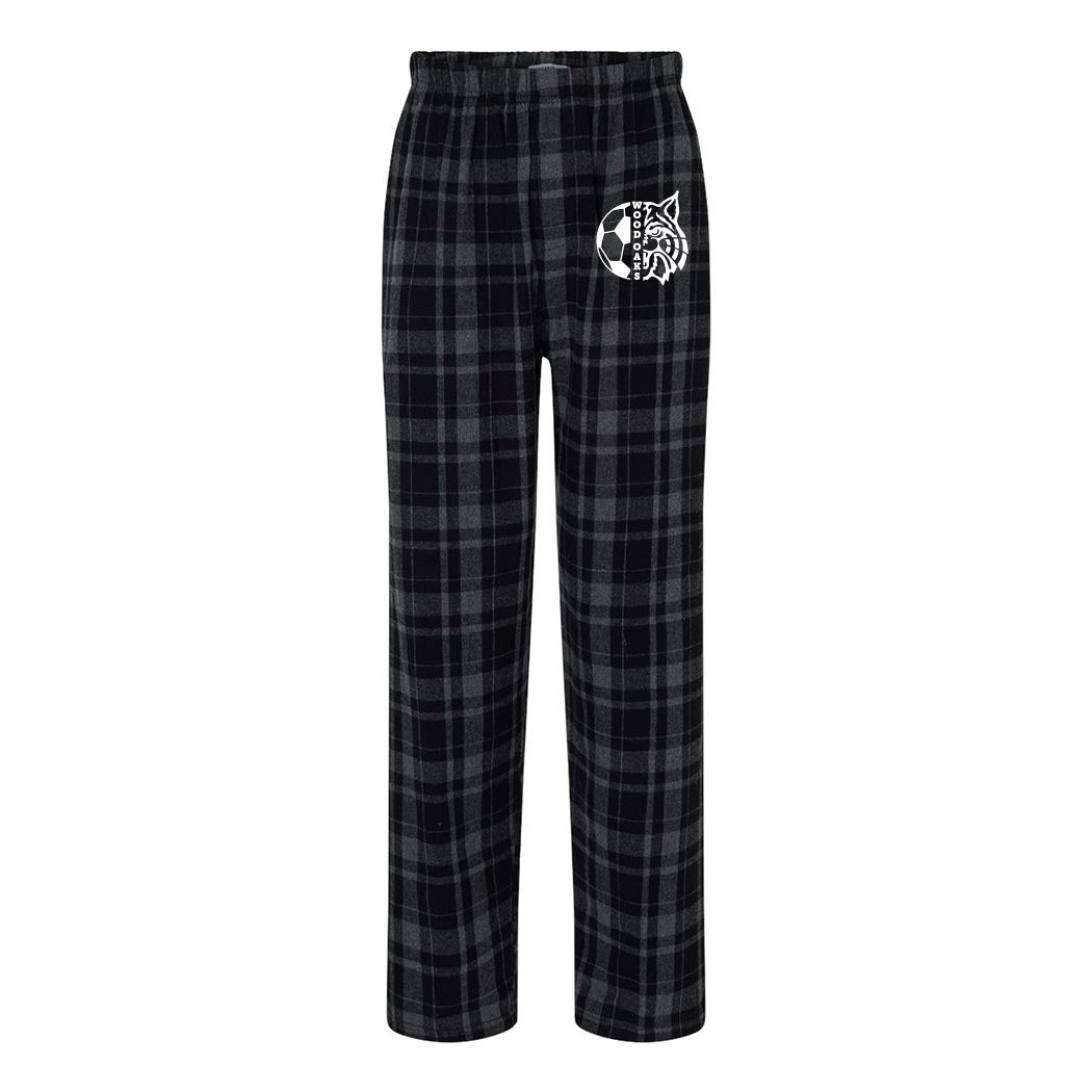 Soccer ~ Flannel Pants ~ Wood Oaks Athletics-black jordan plaid