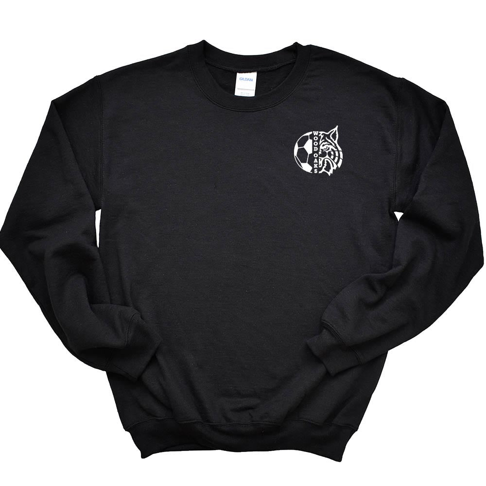 SOCCER UNISEX SWEATSHIRT ~ WOOD OAKS ATHLETICS ~ youth and adult ~ classic fit