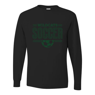 Soccer ~ Long Sleeve 50/50 T-Shirt ~ Wood Oaks Athletics