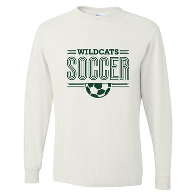 Soccer ~ Long Sleeve 50/50 T-Shirt ~ Wood Oaks Athletics