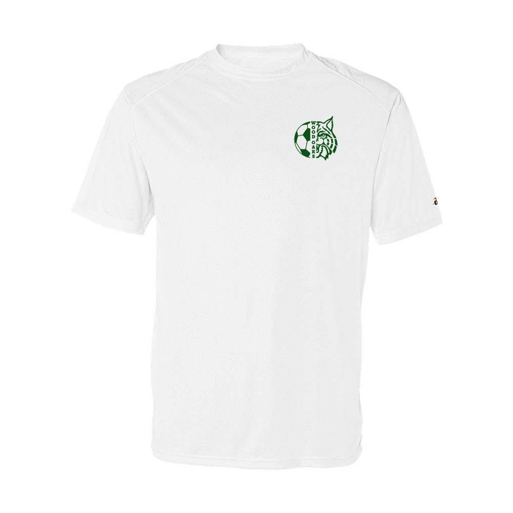 SOCCER LOGO PERFORMANCE TEE ~ WOOD OAKS ATHLETICS ~ youth & adult ~ classic fit