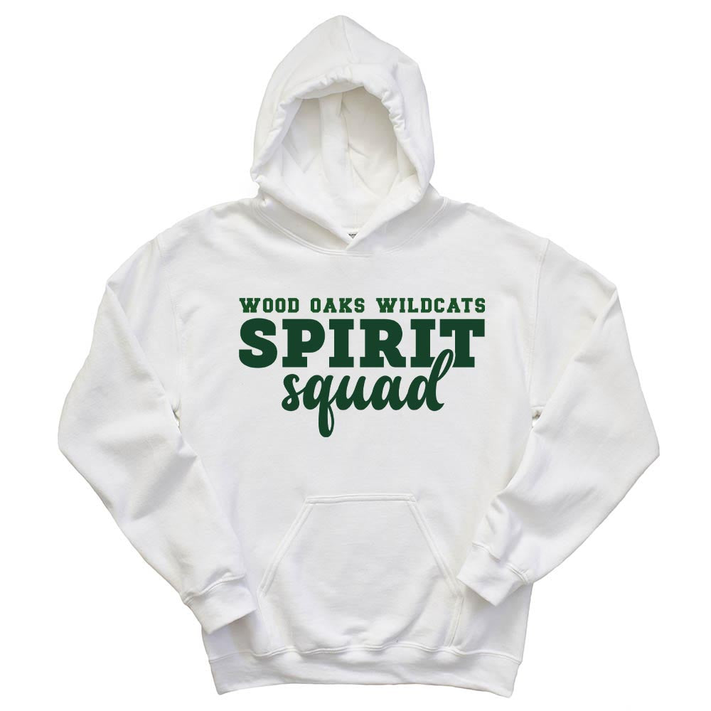 SPIRIT SQUAD HOODIE ~ WOOD OAKS ATHLETICS ~ youth and adult ~ classic fit