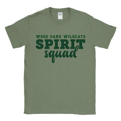 Spirit Squad ~ Cotton T-Shirt ~ Wood Oaks Athletics