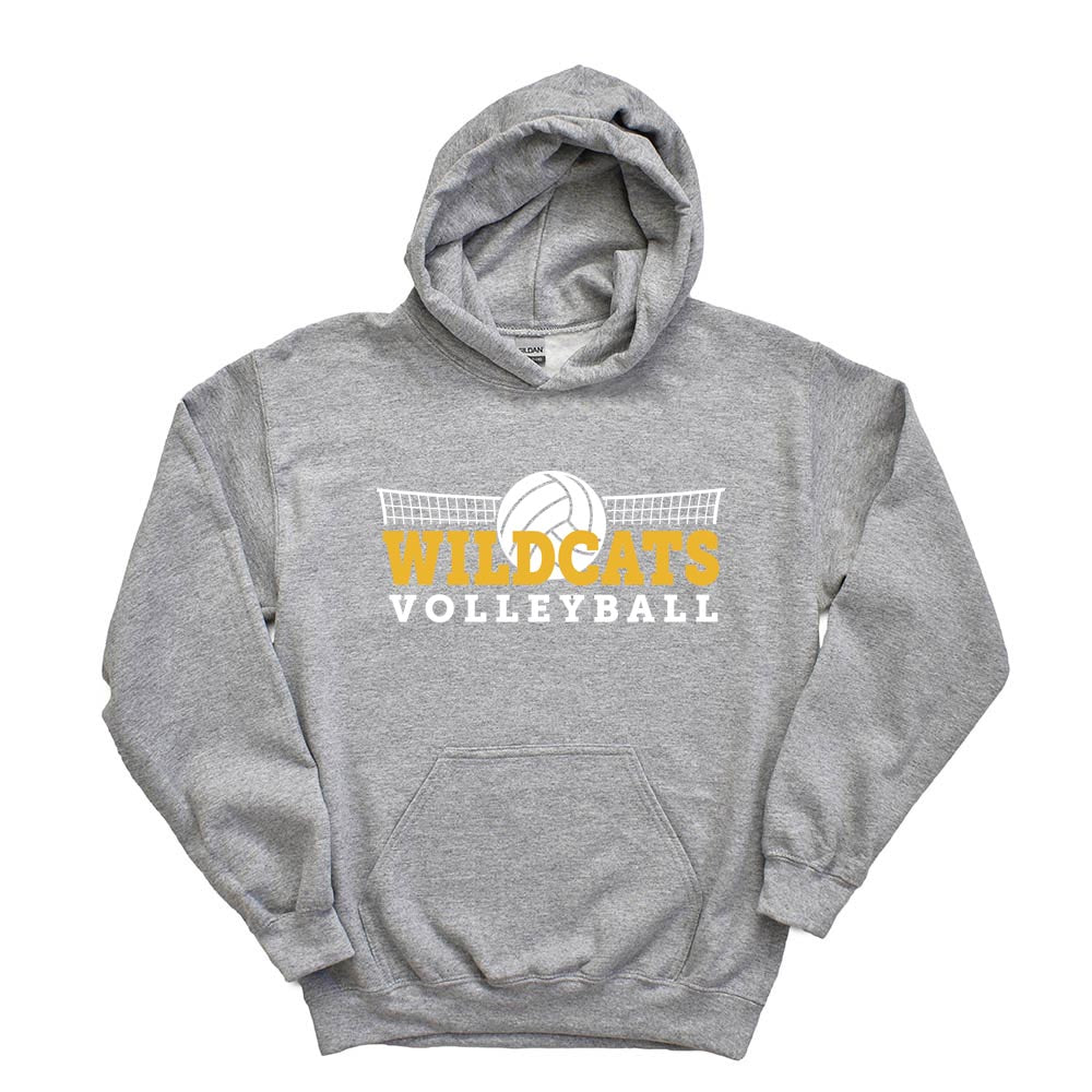 VOLLEYBALL HOODIE ~ WOOD OAKS ATHLETICS ~ youth & adult ~ classic unisex fit