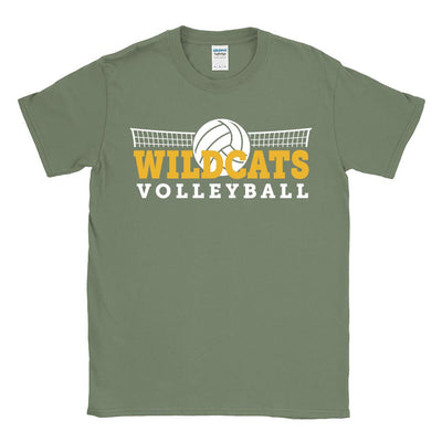 Volleyball ~ Cotton T-Shirt ~ Wood Oaks Athletics