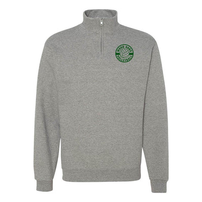 Volleyball  ~ Quarter Zip Sweatshirt ~ Wood Oaks Athletics