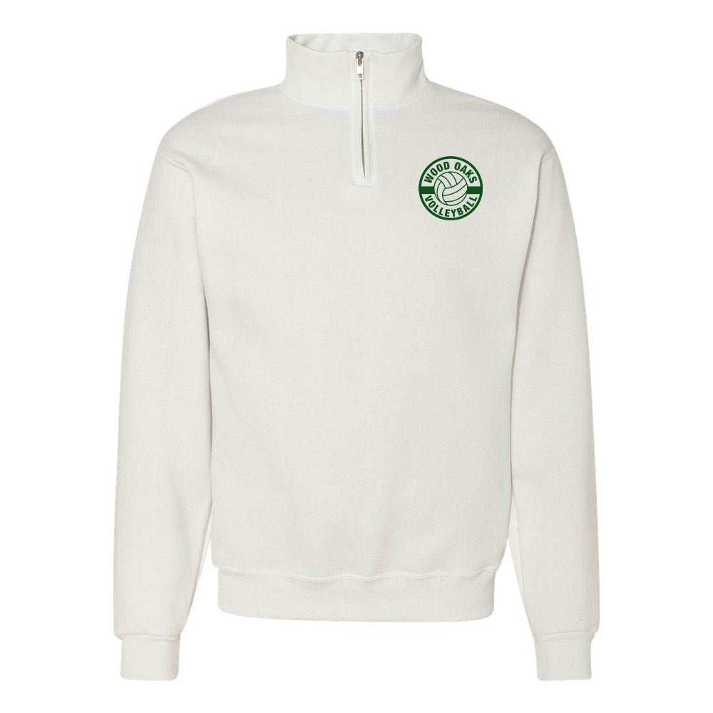 VOLLEYBALL QUARTER ZIP SWEATSHIRT ~ WOOD OAKS ATHLETICS ~ adult ~ classic fit