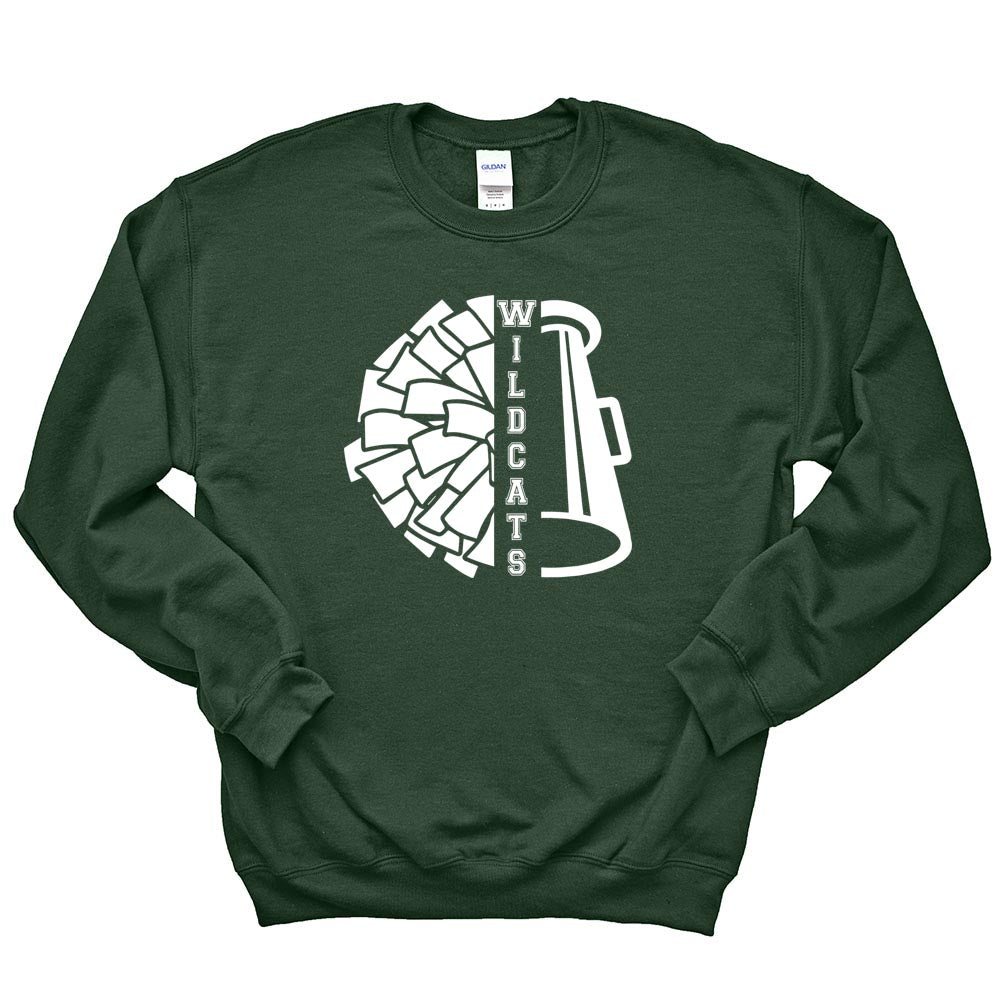 SPIRIT SQUAD UNISEX SWEATSHIRT ~ WOOD OAKS ATHLETICS ~ youth and adult ~ classic fit