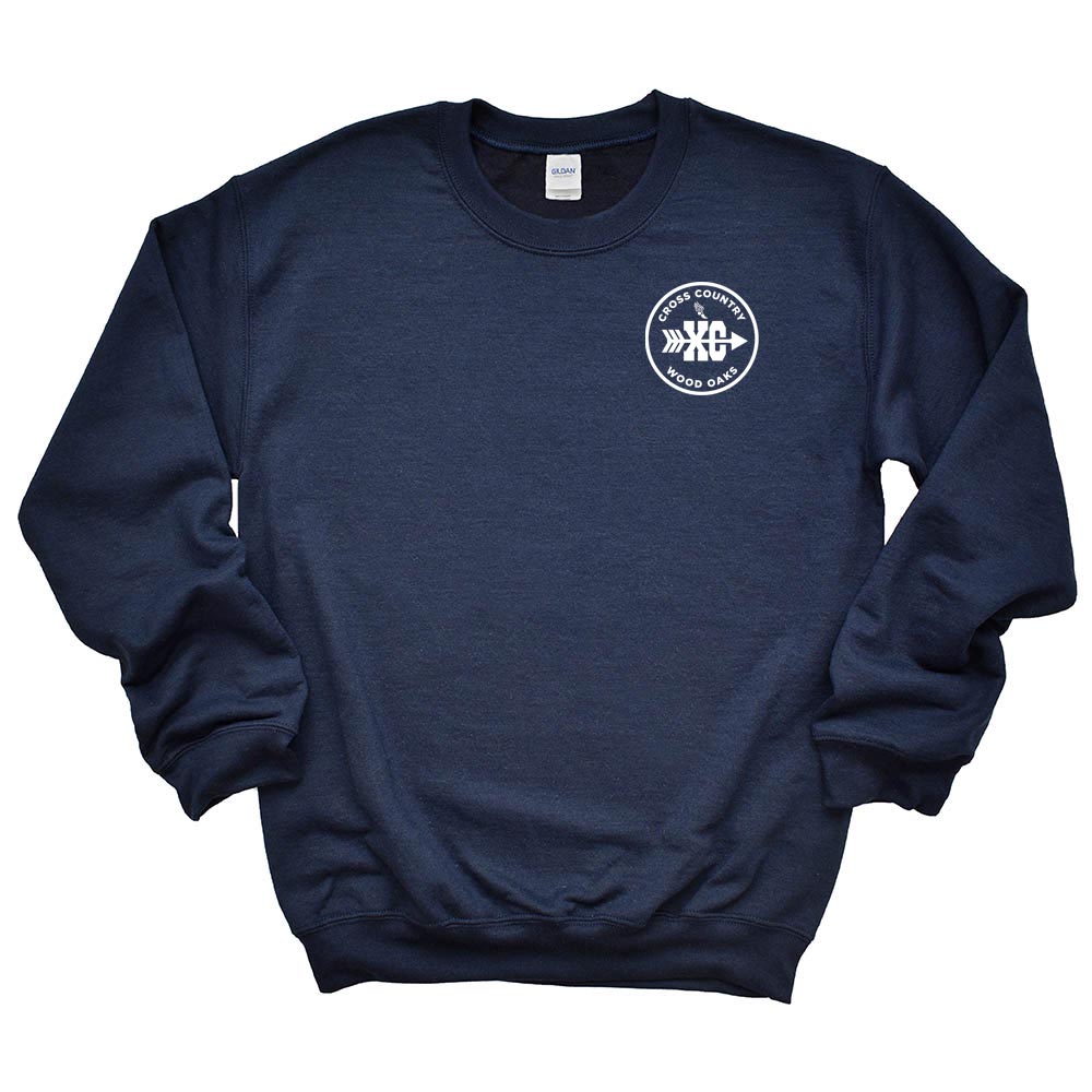 CROSS COUNTRY SWEATSHIRT ~ WOOD OAKS ATHLETICS ~ youth & adult ~ classic unisex fit