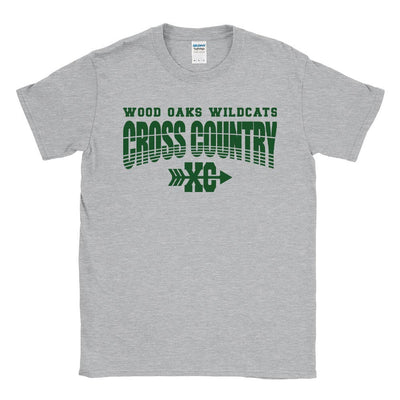 Cross Country ~ Cotton T-Shirt ~ Wood Oaks Athletics
