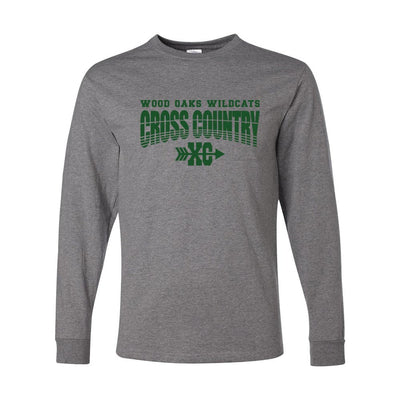 Cross Country ~ Long Sleeve 50/50 T-Shirt ~ Wood Oaks Athletics