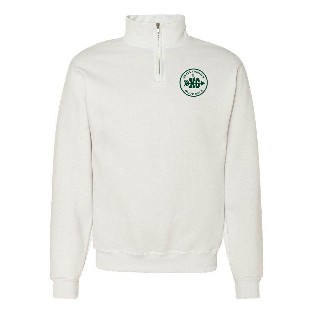 CROSS COUNTRY QUARTER ZIP SWEATSHIRT ~ WOOD OAKS ATHLETICS ~ adult ~ classic fit