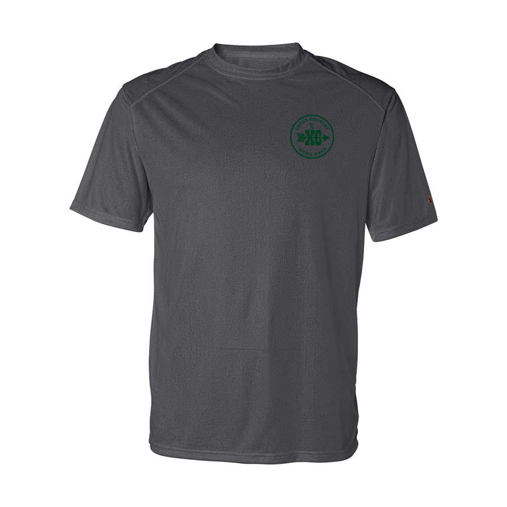 CROSS COUNTRY LOGO PERFORMANCE TEE ~ WOOD OAKS ATHLETICS ~ youth & adult ~ classic fit