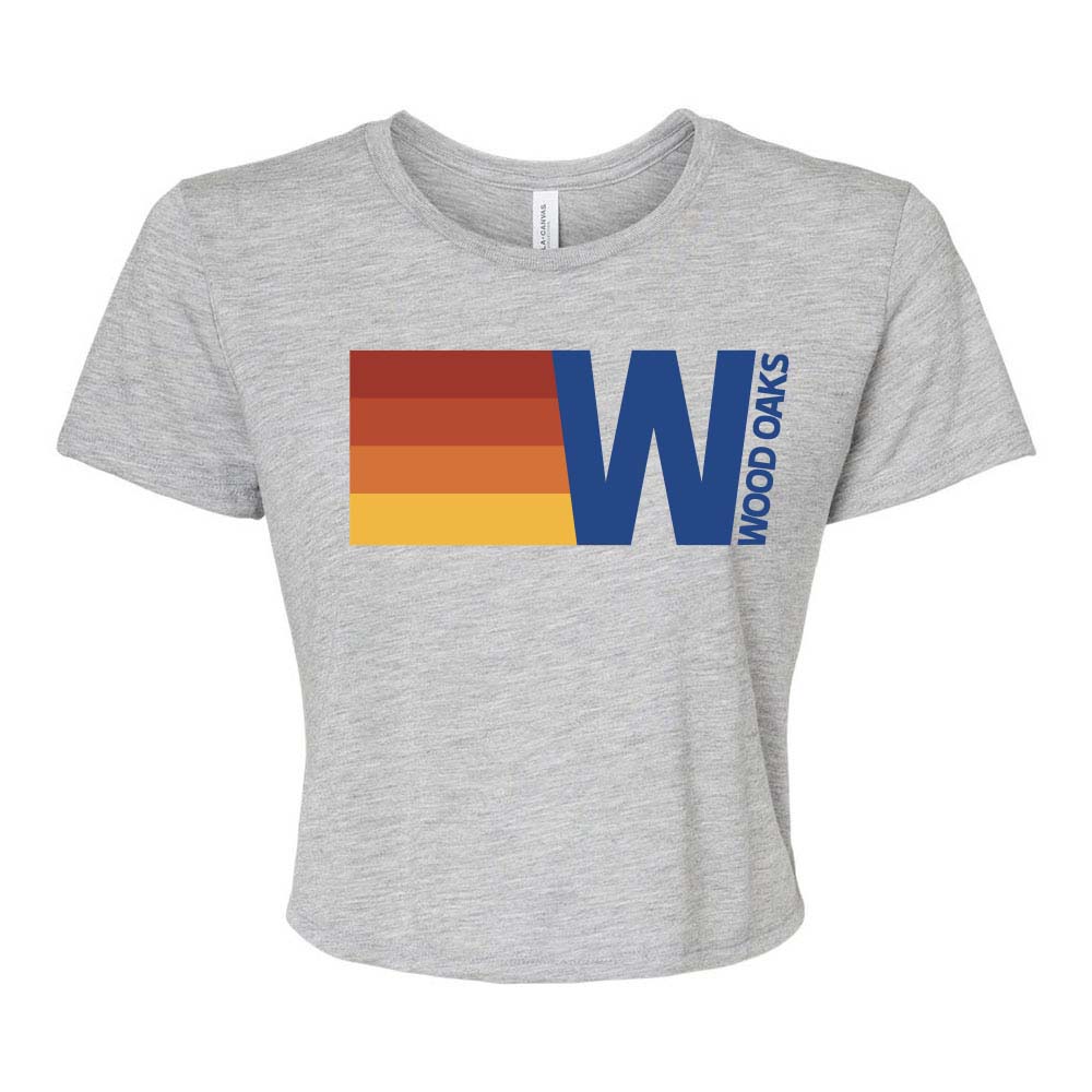 Wood Oaks Nation ~ Crop Tee ~ Wood Oaks Junior High