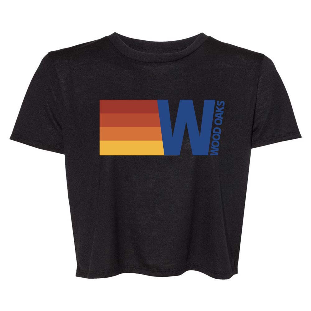 Wood Oaks Nation ~ Crop Tee ~ Wood Oaks Junior High