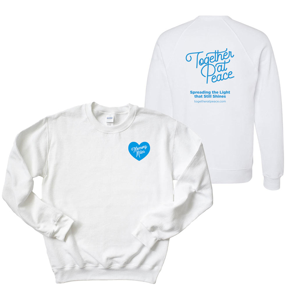 Together at Peace / Memory Mile Crewneck Sweatshirt ~ youth