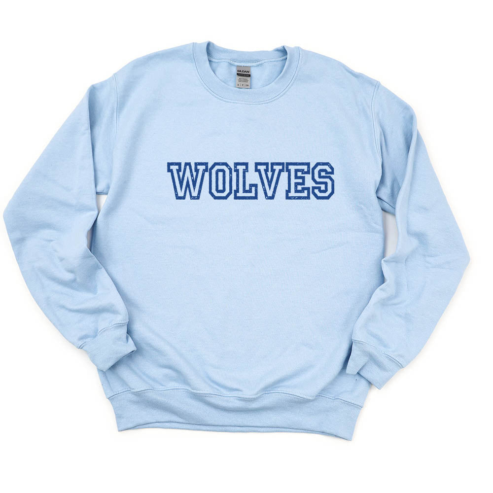 Allstar Wolves ~ Crewneck Sweatshirt ~ Wilmette Junior High School