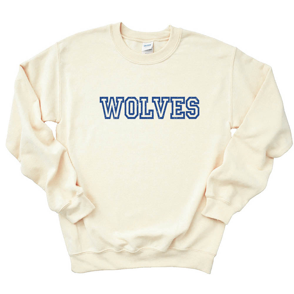 Allstar Wolves ~ Crewneck Sweatshirt ~ Wilmette Junior High School