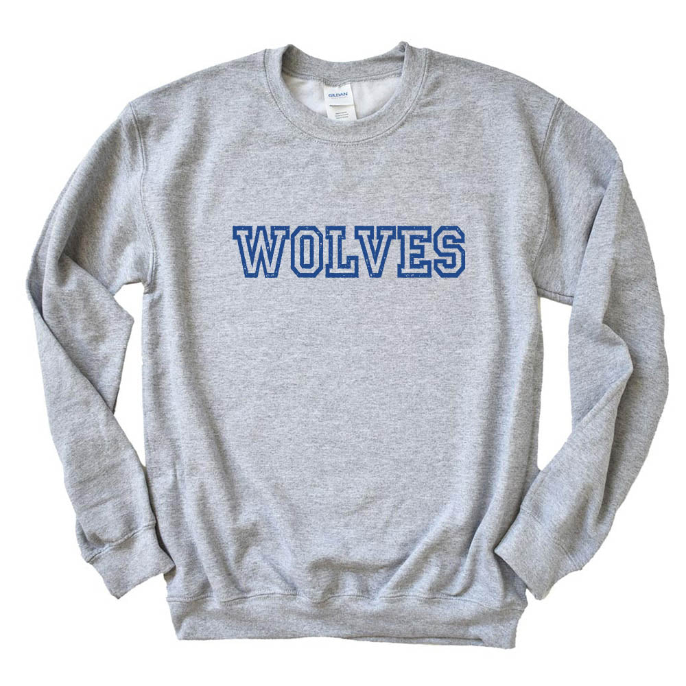 Allstar Wolves ~ Crewneck Sweatshirt ~ Wilmette Junior High School