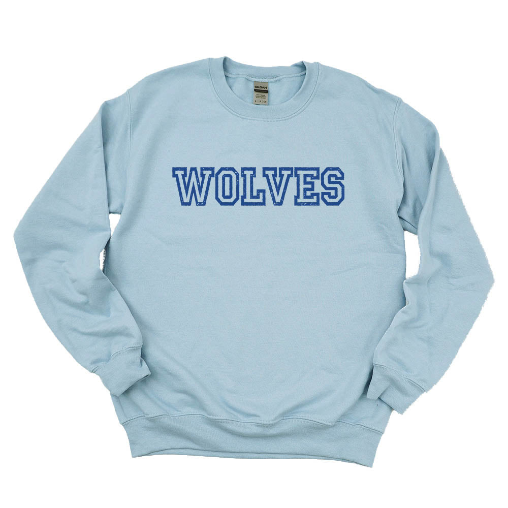 Allstar Wolves ~ Crewneck Sweatshirt ~ Wilmette Junior High School
