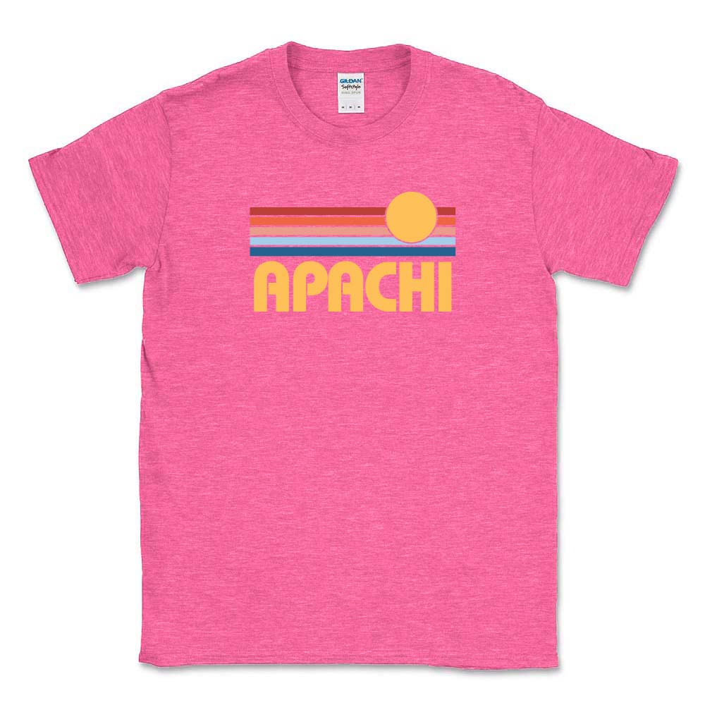 SUNSET STRIPES APACHI SOFTSTYLE TEE ~ APACHI DAY CAMP ~ adult ~ classic fit