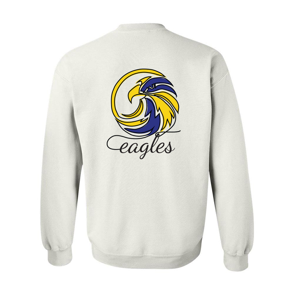 NEW VOLLEYBALL CREWNECK SWEATSHIRT ~ SUNSET RIDGE SCHOOL ~ youth & adult ~ classic unisex fit