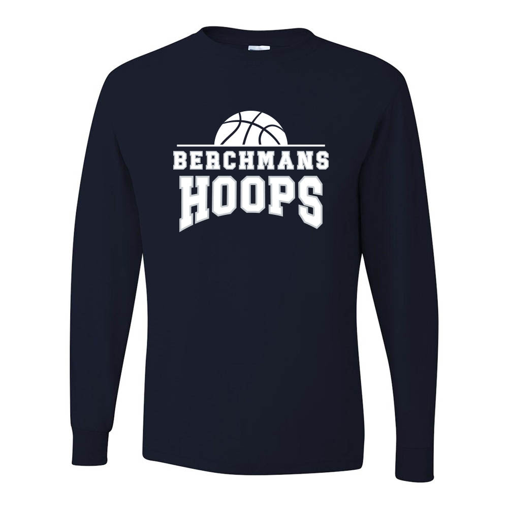 BASKETBALL LONG SLEEVE DRIPOWER TEE ~ SJB ATHLETICS ~ youth & adult ~ classic fit