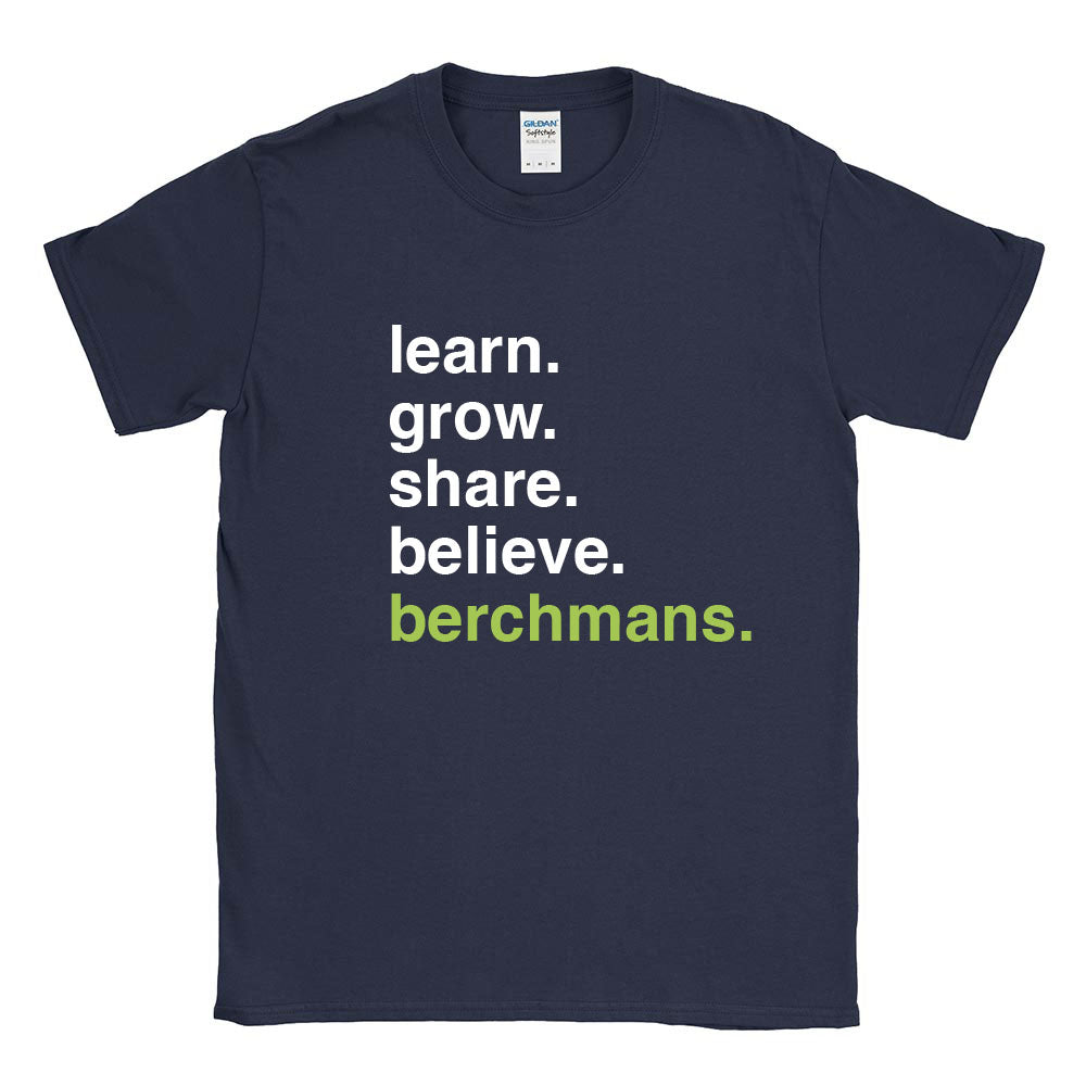 Pillars of Growth ~ Cotton T-Shirt ~ St John Berchmans