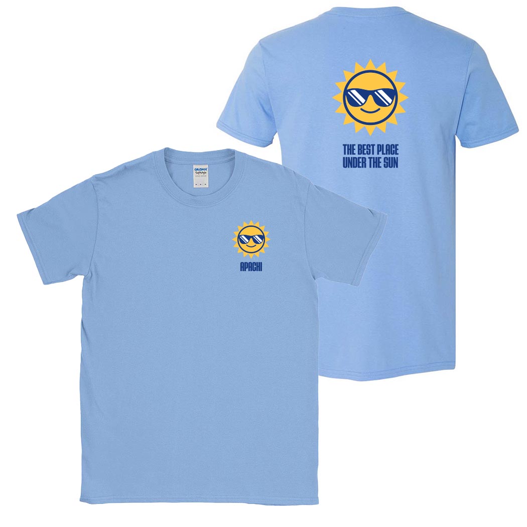 Best Place Under the Sun ~ Cotton T-Shirt ~ Apachi Day Camp