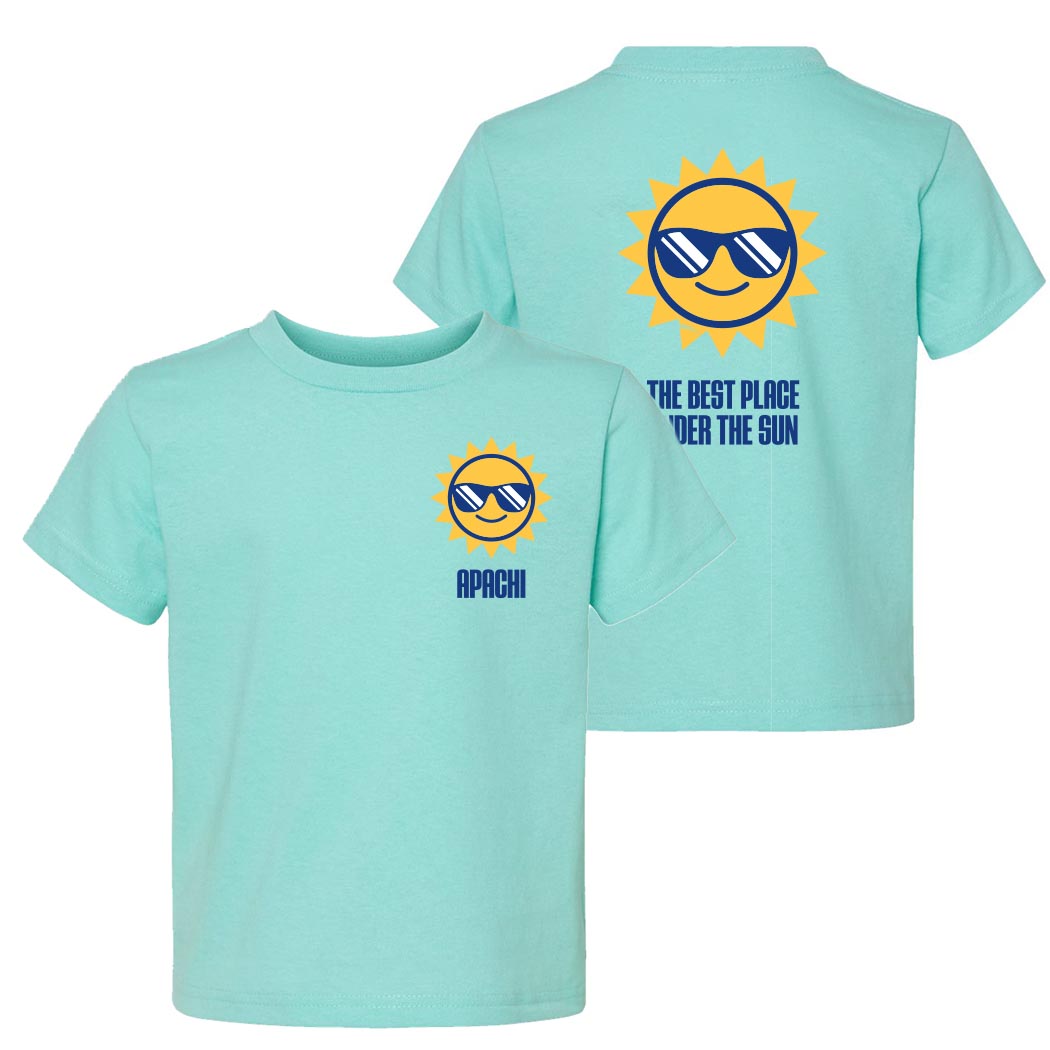 Best Place Under the Sun ~ Toddler Jersey T-Shirt ~ Apachi Day Camp