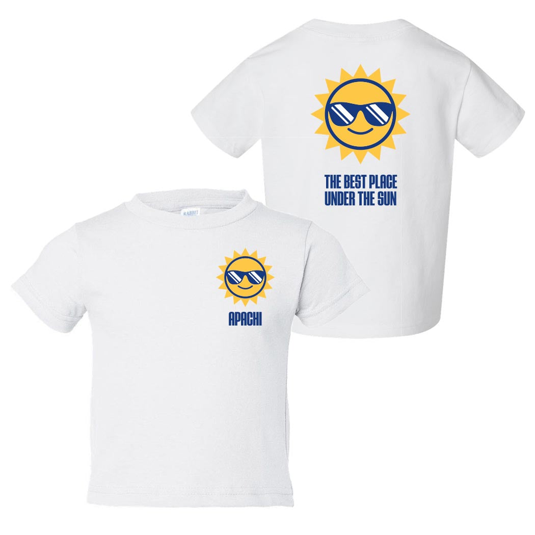 Best Place Under the Sun ~ Toddler Jersey T-Shirt ~ Apachi Day Camp