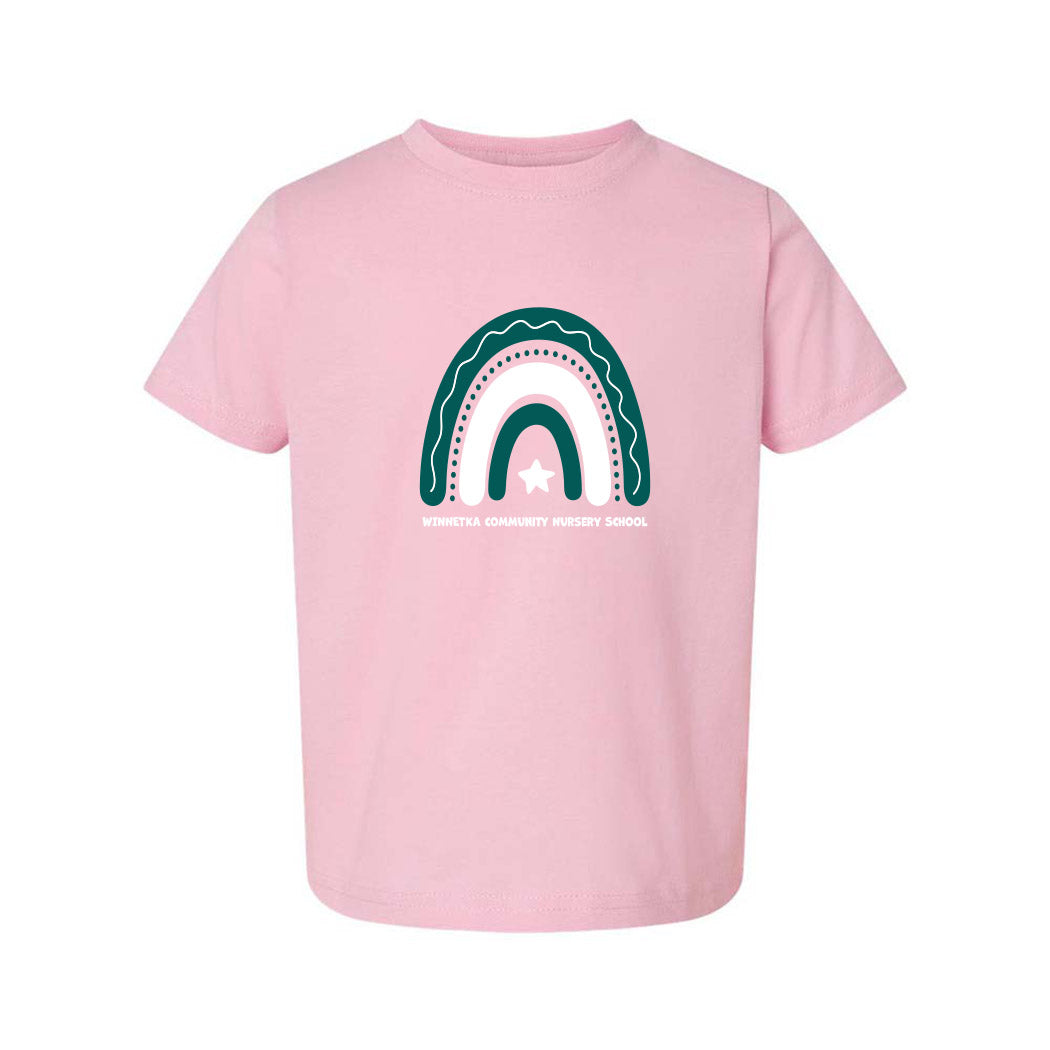 Rainbow ~ Toddler Jersey T-Shirt ~ Winnetka Community Nursery School