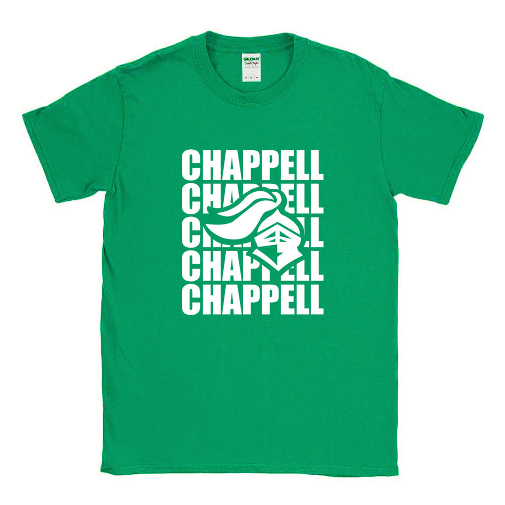 Bold Repeater ~ Cotton T-Shirt ~ Chappell Elementary School