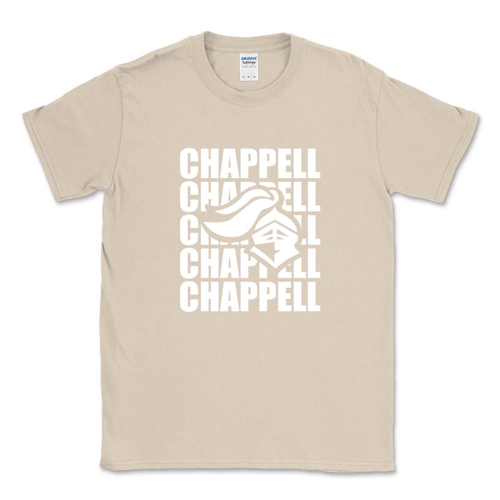 Bold Repeater ~ Cotton T-Shirt ~ Chappell Elementary School