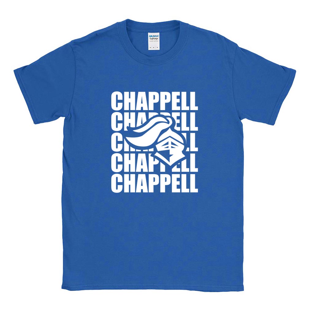 Bold Repeater ~ Cotton T-Shirt ~ Chappell Elementary School