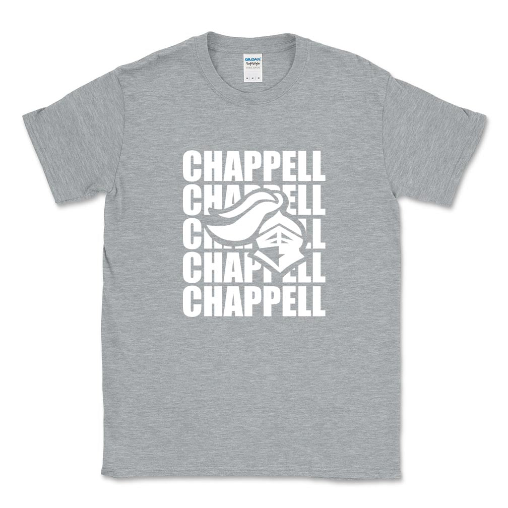 Bold Repeater ~ Cotton T-Shirt ~ Chappell Elementary School