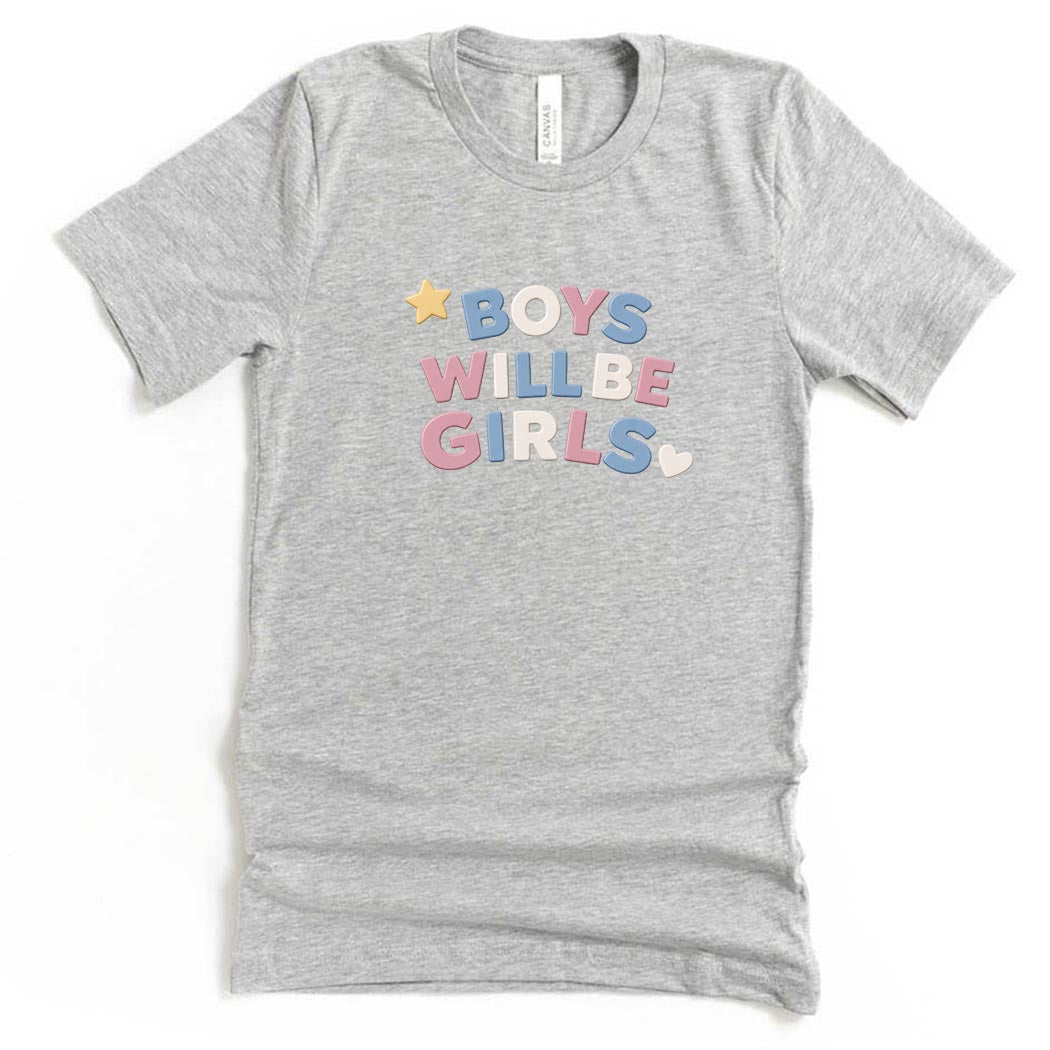 Boys Will Be Girls ~ Youth Jersey T-Shirt ~ humanKIND pride