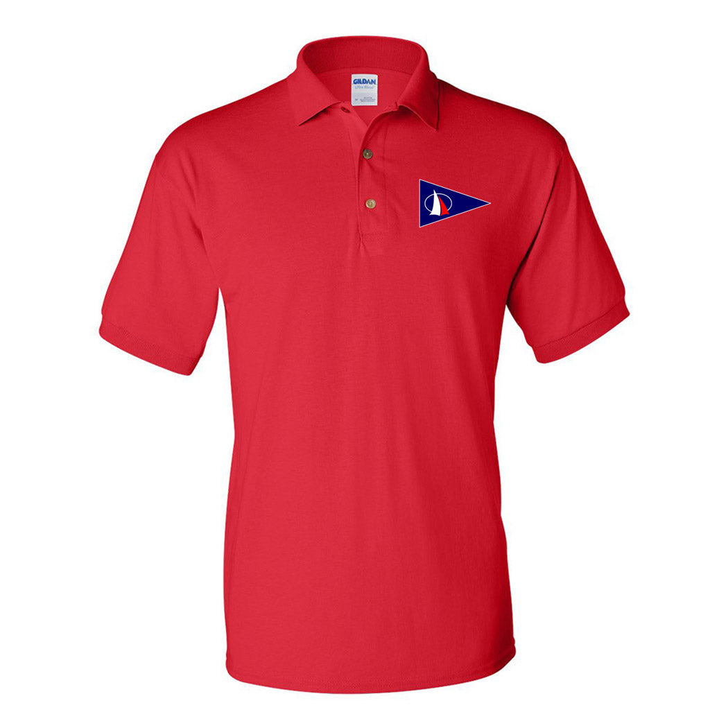 Burgee Sheridan Shore ~ 50/50 Polo ~ Sheridan Shore Sailing