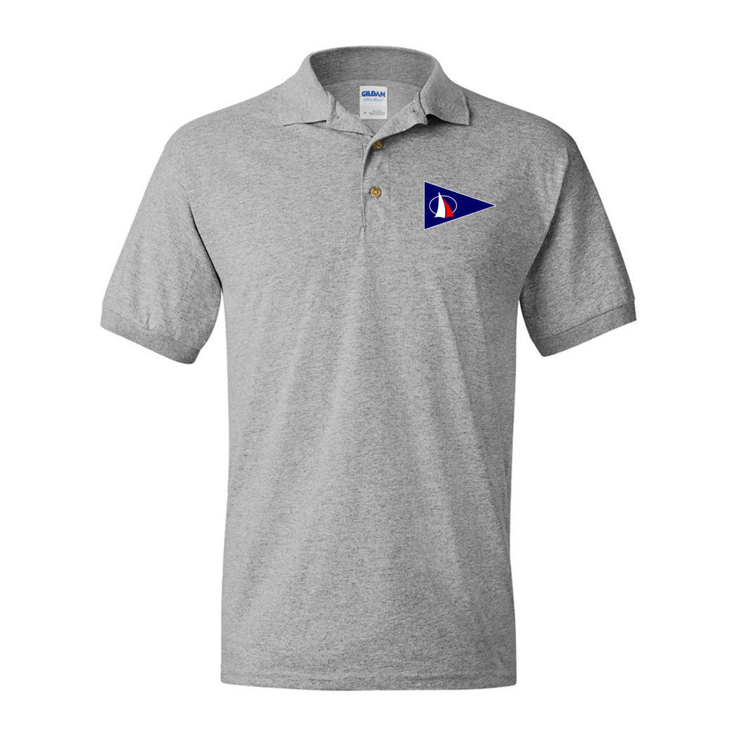 Burgee Sheridan Shore ~ 50/50 Polo ~ Sheridan Shore Sailing