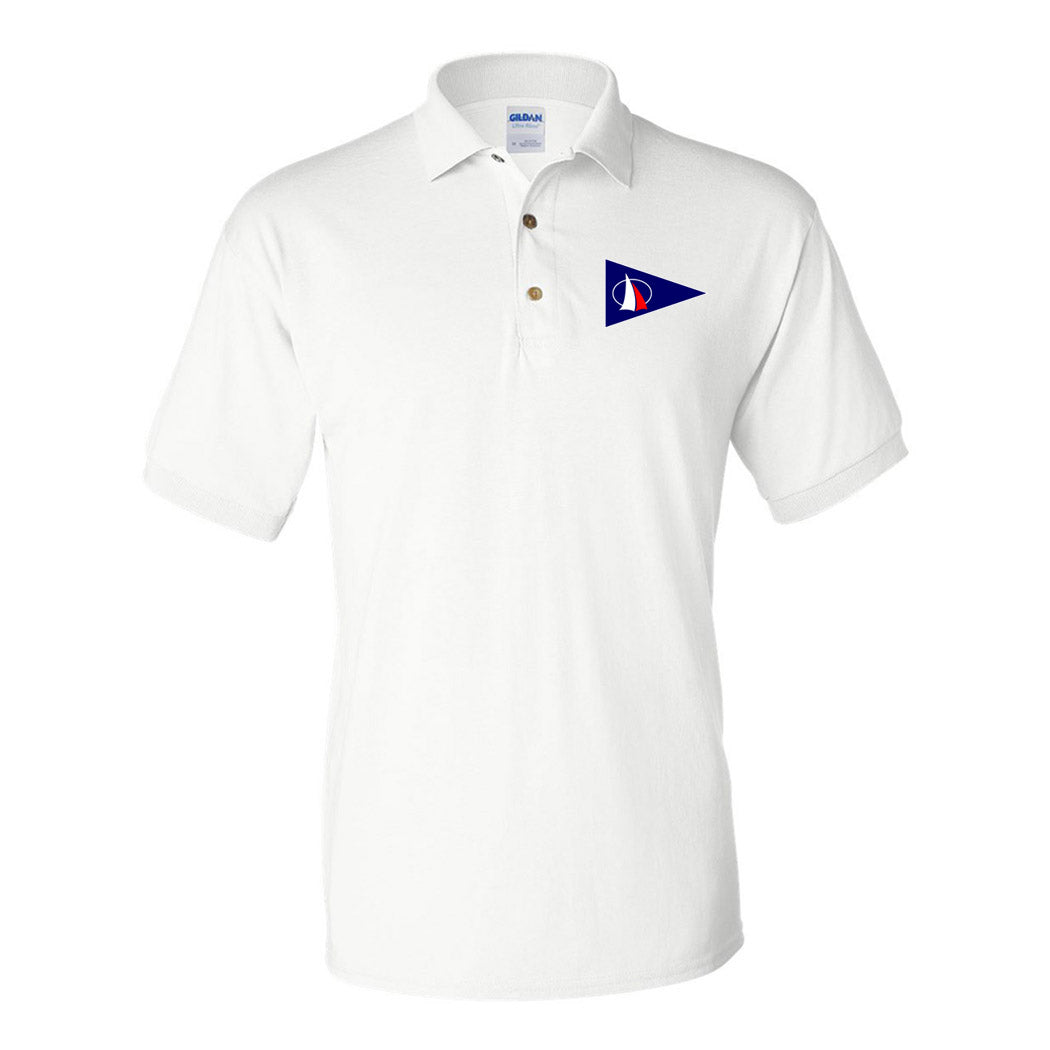 Burgee Sheridan Shore ~ 50/50 Polo ~ Sheridan Shore Sailing