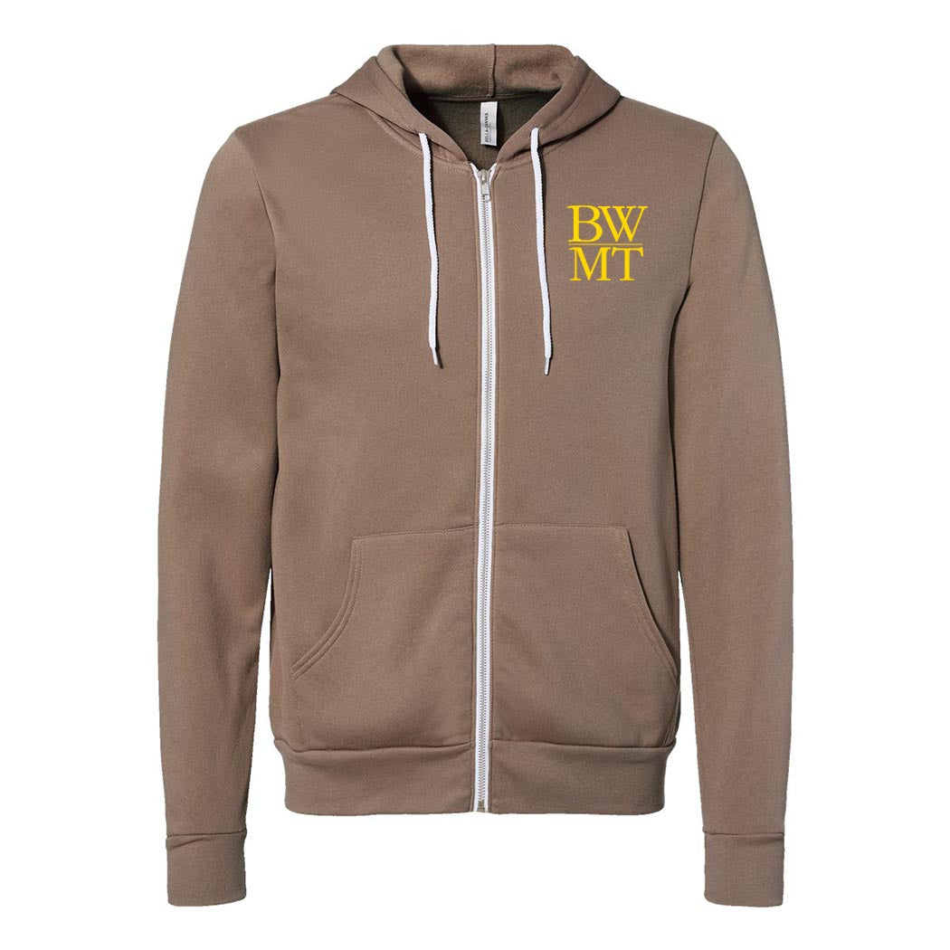 BW ~ Sponge Fleece Zip Hoodie ~ Baldwin Wallace Conservatory of Performing Arts