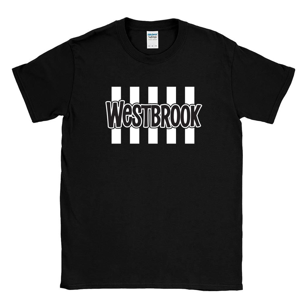 Candy Stripes ~ Cotton T-Shirt ~ Glen Grove Elementary School-black