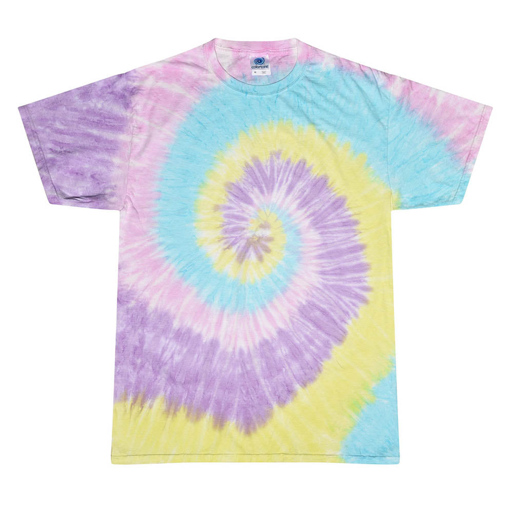 CUSTOM TIE DYE COTTON TEE ~ MERIDIAN SCHOOL ~ adult ~ classic unisex fit