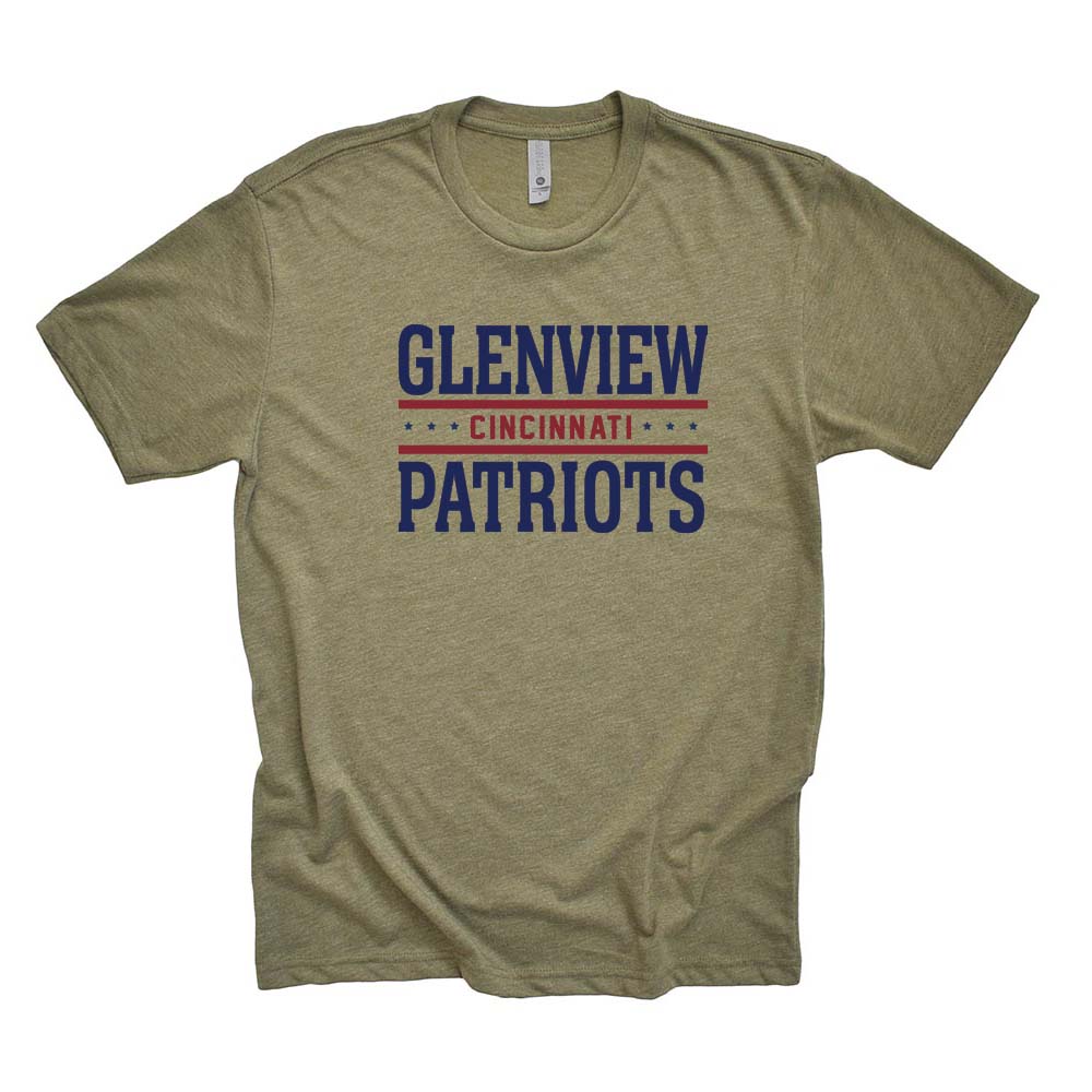 GLENVIEW PATRIOTS CINCINNATI TRIBLEND TEE ~ GLENVIEW PATRIOTS ~ unisex