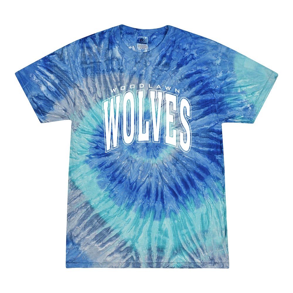 Classic Arc ~ Tie-Dye T-Shirt ~ Woodlawn Middle School